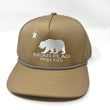 Load image into Gallery viewer, Laser Cut Sport Hat BLk/BGE - Bear Flag Fish Co.
