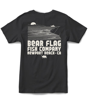 Point Break SS BLK Tee - Bear Flag Fish Co.