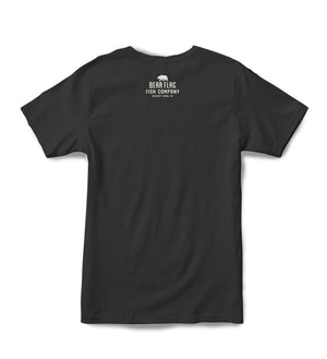 Bear Flag Star Tee BLK - Bear Flag Fish Co.