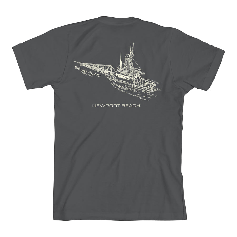 Bear Flag 2 Boat Tee CH