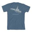 Load image into Gallery viewer, Bear Flag 2 Boat Tee BLU - Bear Flag Fish Co.
