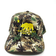 Load image into Gallery viewer, Bear Flag Camo Hat Yellow - Bear Flag Fish Co.
