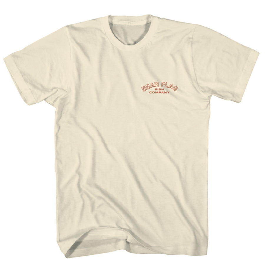 Bear Flag Newport Beach SS Tee Cream