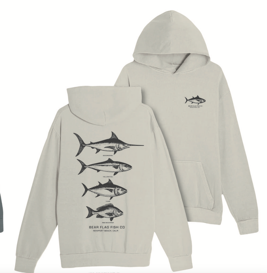 Bear Flag Line Up Hoodie